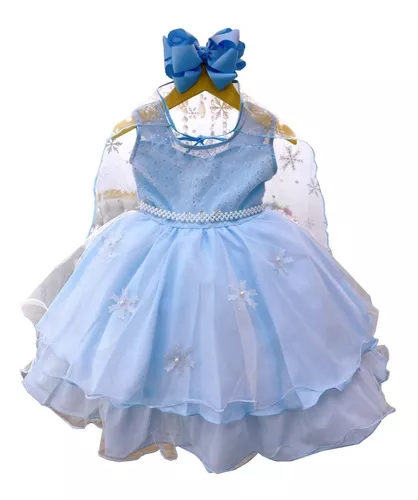 Vestido Infantil de Festa Frozen, Kibellababy, Elo7