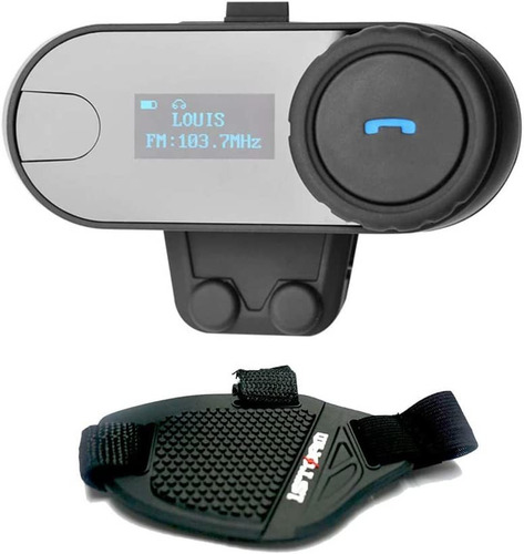 Casco De Motocicleta Auriculares Inalámbricos Imperme...
