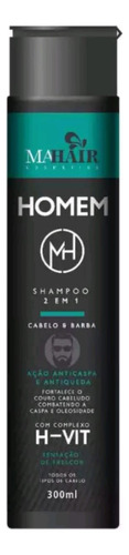 Hampoo 2x1 Homem Cabelo E Barba 300 Ml