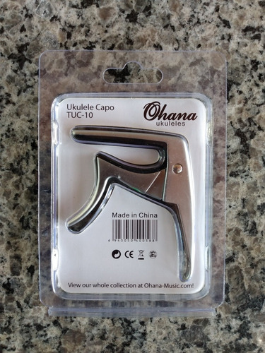 Capo Traste Tuc 10 Ohana Para Ukulele.importador Autorizado