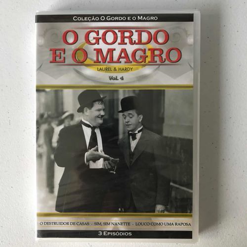 Dvd Coleção O Gordo E O Magro Volume 4 Lacrado