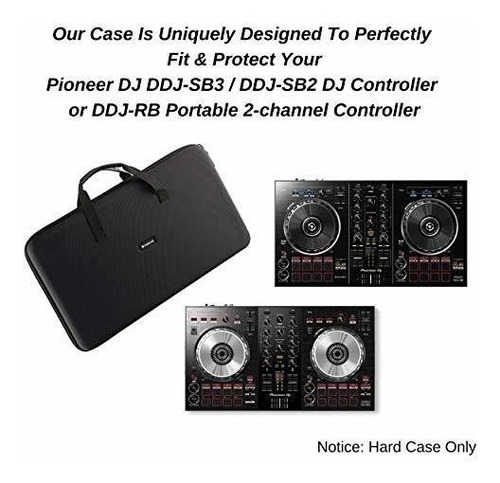 Imagen 7 de 9 de Estuche Rígido Para Pioneer Dj Ddj-sb3 / Ddj-sb2 Dj / Ddj-40