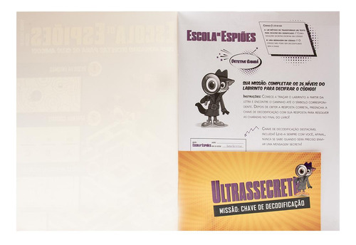 Escola De Espiões - Livro De Atividades: Missão Detetive Gambá: Envie Mensagens Secretas Para Os Seus Amigos!, De Papp International. Editorial Brasileitura, Capa Mole, Edição 1 Em Português, 2024