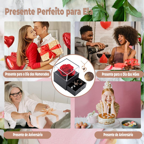 Joyería Para Mujer: Conjunto De Collar, Aretes Y Pulseras Rojo