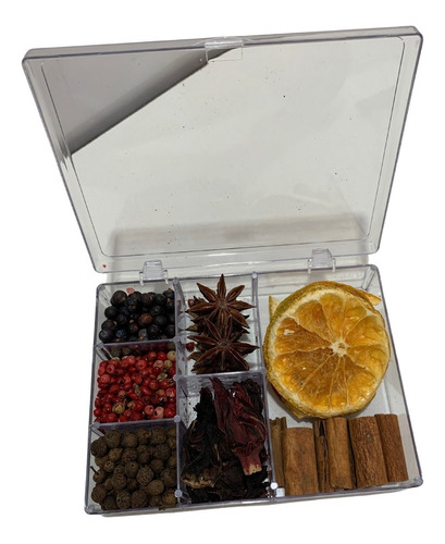 Imagem 5 de 10 de Caixa Para Presente Kit Gin Tônica 7 Especiarias Premium