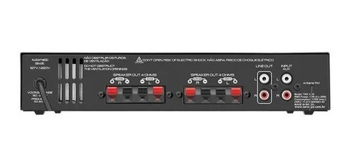 Kit Som Ambiente Taramps 12 Caixas Aw6 Bsa+ 2 Setor Ths1800w