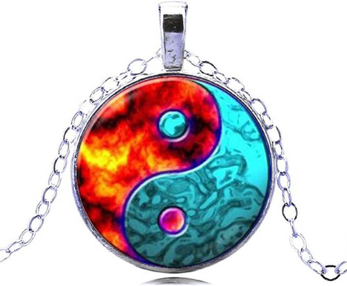Gemingo Collar De Agua Y Fuego 2018 Con Diseño Antiguo Yin Y