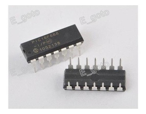 2 Pcsci Microcontrolador * Pic16f688-i/p Dip