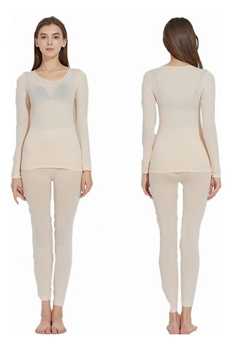Conjunto Top Pants De Termica Slim Fit Cómodo For Dama