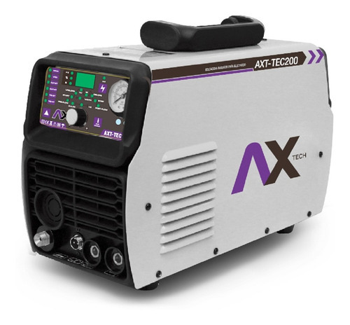 Axtech-tec200 Soldadora 3 En 1 200 Amp 220v Elect/tig/plasma Color Gris