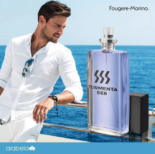 Perfume Para Caballero Tormenta Sea Fresco Bergamota Arabela