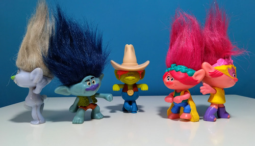 Muñecos Trolls Se Armo La Banda X 5 (Usado)