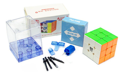 3x3x3 Weilong Wrm Magnetic 2021 Lite Stickerless Moyu