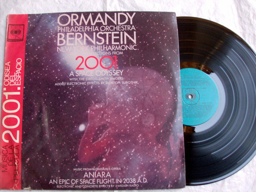 2001 A Space Odyssey - Bernstein New York Philharmonic Lp Ex