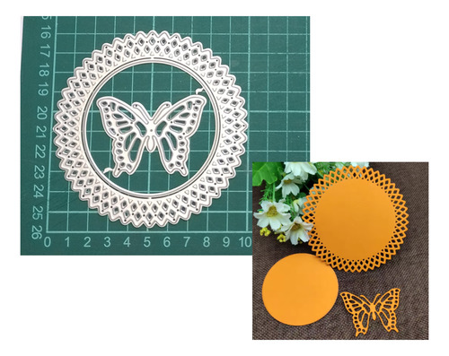 Troquel Die Para Sizzix Big Shot Cuttelbug Blonda Mariposa