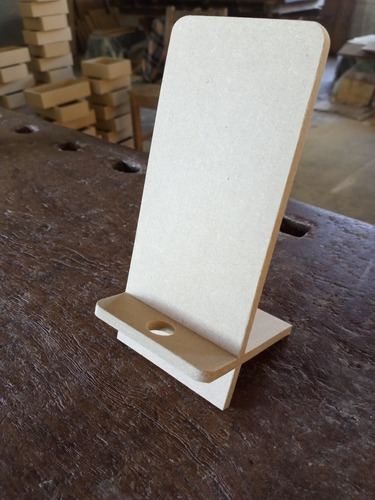 Imagen 6 de 6 de Soporte Para Celulares En Mdf Para Decorar O Pintar