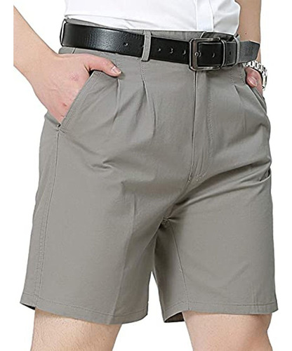 Bermuda Short Pantalones Cortos Ajuste Clásico For Hombre