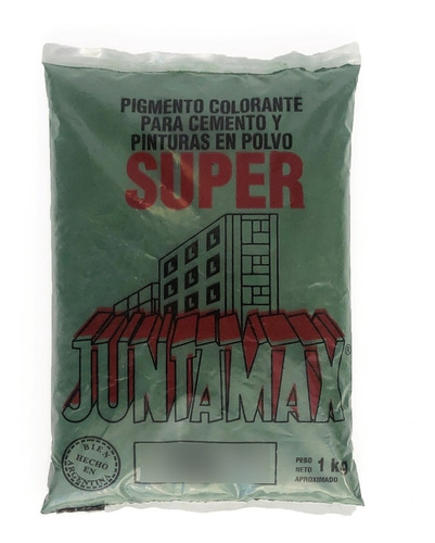 Pigmento Colorante Para Cemento Juntamax X 1 Kg Verde
