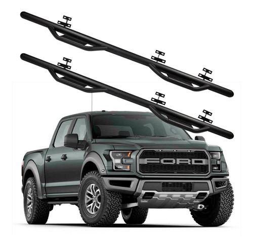 Estribos Acero F-150 Raptor Lobo 2015 16 2017 2018 2019 2020