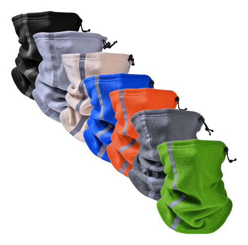 Polaina Ajustable De Forro Polar: Bufanda Reflectante Para D
