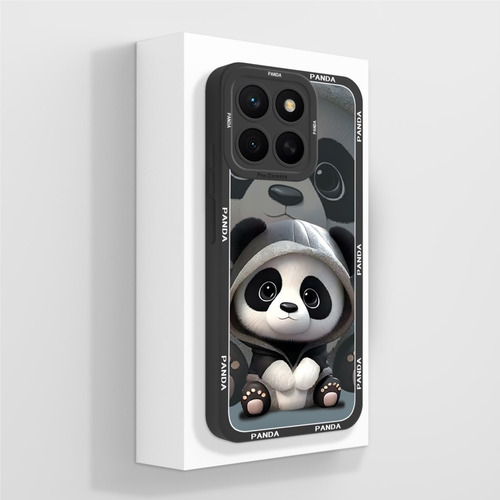 Funda Para Teléfono Honor X8c 4g, Encantadora Funda Protectora Antideslizante De Silicona Suave Con Forma De Panda Para Honorx8c 4g Capa Shell