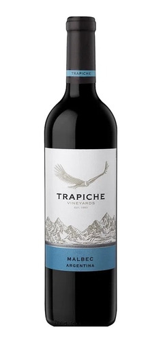 Vino Tinto Trapiche Malbec X 375ml - Vi - mL a $104