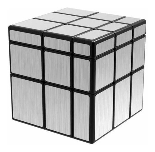 Cubo Rubik Qiyi Mirror 3x3 Speed Plateado Original
