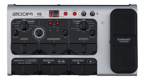 Zoom V6sp Procesador Vocal Multiefectos Para Voces Looper