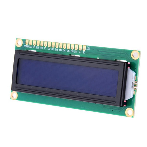 Display Lcd 16x2 Azul Para Arduino, Pic E Microcontrolador