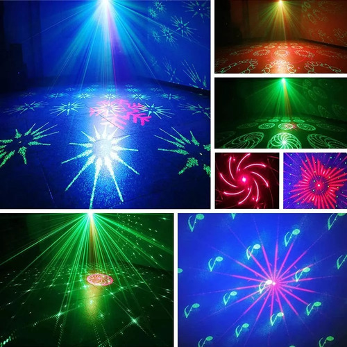 Laser de chuva multiponto com controle profissional de efeitos de DJ