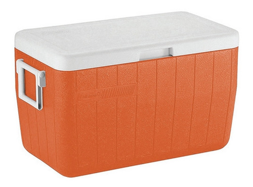 Caixa Térmica Coleman 48 Qt 45,4 Litros Cor Laranja