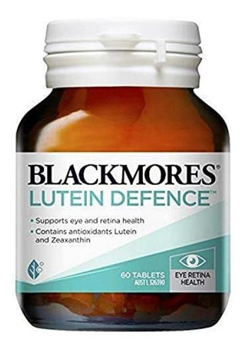 Blackmores Lutein Defence 60 Tabletas Ayudan A Mantener Una