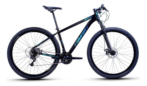 Mountain bike Simera Nesher aro 29 15" 21v freios de disco mecânico cor preto/azul