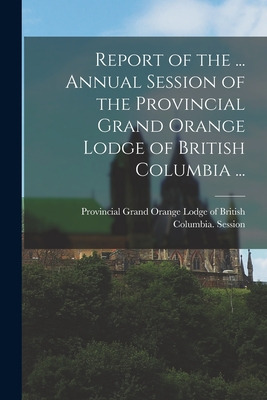 Libro Report Of The ... Annual Session Of The Provincial ...