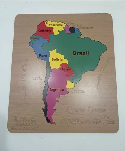 Encontre os Países da América Latina - Jogo Educativo - Mundo da