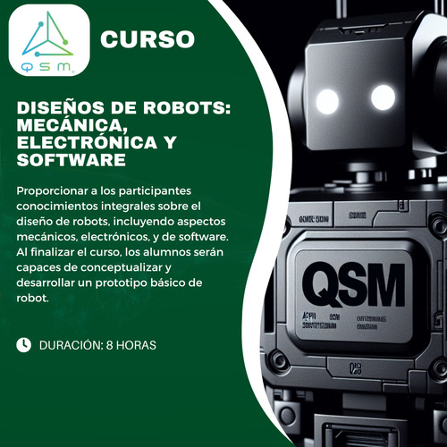 Curso Diseño De Robots: Mecatrónica Y Software (8 Horas) Dig
