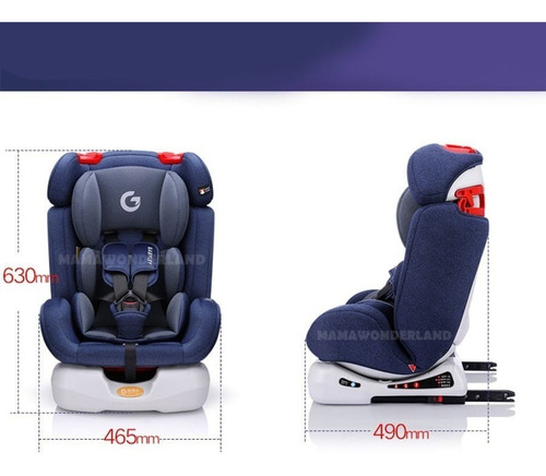 Imagen 8 de 8 de Silla Para Carro Con Sistema Isofix. 0 A 36 Kg