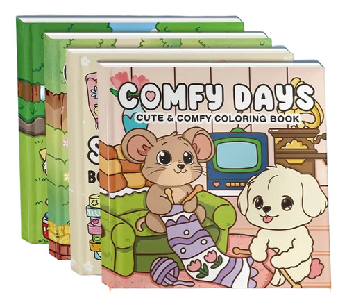 Livro De Colorir Infantil De Capa Dura De Desenho Animado C