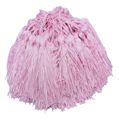 Franjas D Seda Pingentes Tassel Laranja 25 Unidades Cor Rose