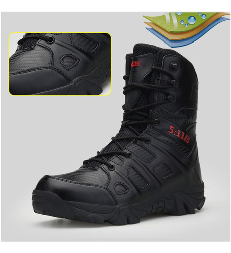 Nuevas Botas Militares Safari Tácticas De Caña Alta For