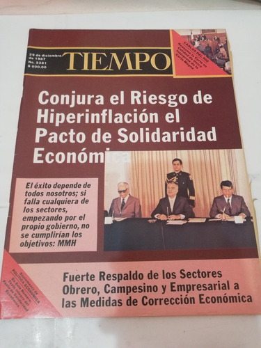Tiempo Conjura El Riesgo De Hiperinflación El Pacto De (Usado)