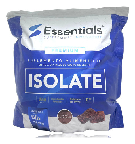 Proteína De Suero De Leche Isolatada 5 Lbs Chocolate Essenti