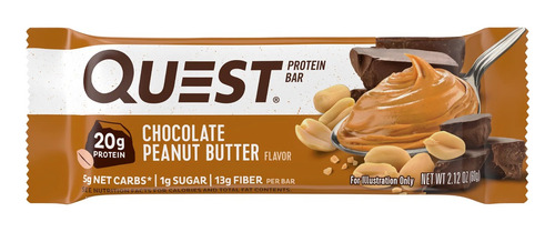 Quest Protein Bar Chocolate Peanut Butter 4 Pz