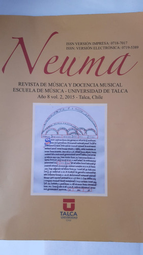 Neuma ,revista De Musica Y Docencia Musical ,u De Talca.