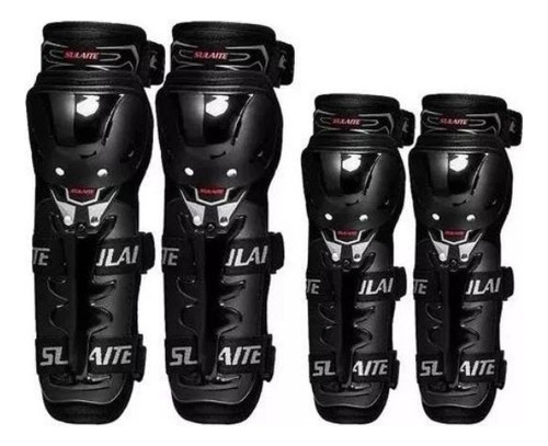 Protecciones Rodilleras Y Coderas Articuladas Moto Y Bici