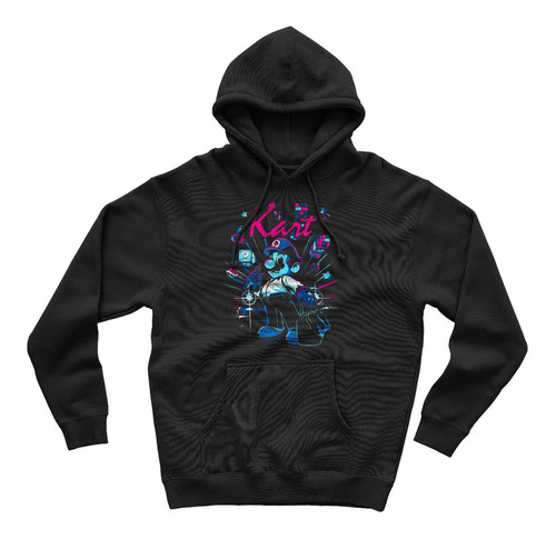 Hoodie Para Niños Adultos Estampados Gamer Retro Algodon