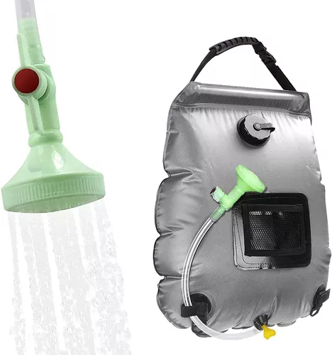 Ducha portátil Camping, 5 galones / 20l Bolsa de ducha solar al aire libre  Solar calentado Premium Camping Ducha Bolsa de verano