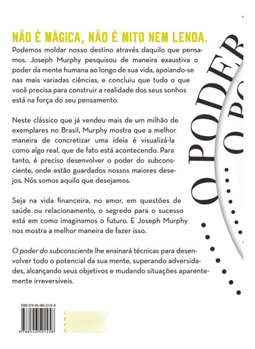 Livro - O Poder Do Subconsciente - Dr. Joseph Murphy