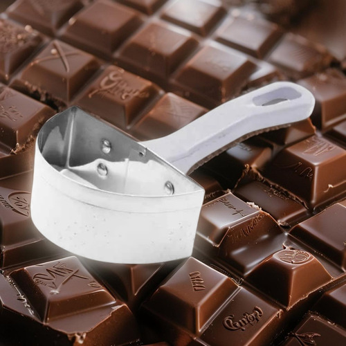Raspador Espátula De Chocolate Meia Lua Caparroz Aço Inox