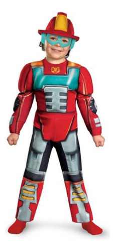 Disfraz Halloween - Heatwave Rescue Bot Transformers Niño